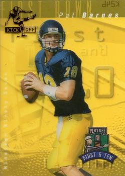 1997 Playoff First & Ten - Kickoff #K246 Pat Barnes Front