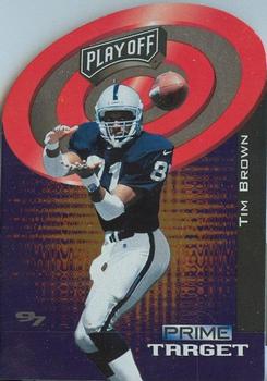 1997 Playoff Zone - Prime Target Red #13 Tim Brown Front