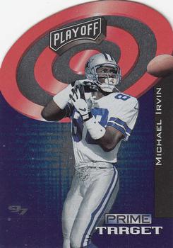 1997 Playoff Zone - Prime Target Red #14 Michael Irvin Front