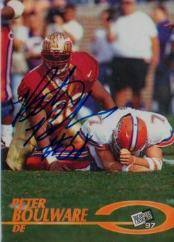 1997 Press Pass - Autographs #NNO Peter Boulware Front