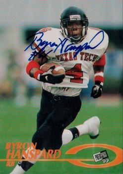 1997 Press Pass - Autographs #NNO Byron Hanspard Front