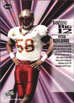 1997 Press Pass - Big 12 #B2 Peter Boulware Back
