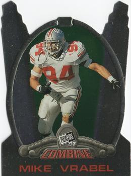 1997 Press Pass - Combine #28 Mike Vrabel Front