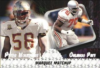 1997 Press Pass - Marquee Matchups #MM6 Peter Boulware / Orlando Pace Front