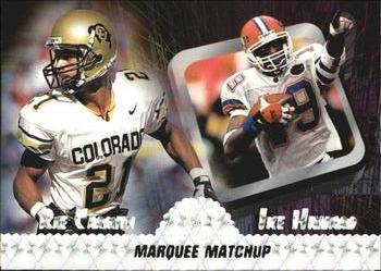 1997 Press Pass - Marquee Matchups #MM7 Rae Carruth / Ike Hilliard Front