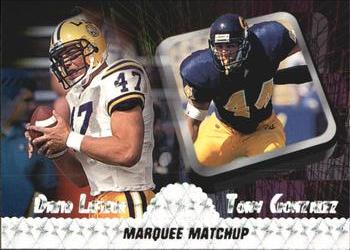 1997 Press Pass - Marquee Matchups #MM9 David LaFleur / Tony Gonzalez Front