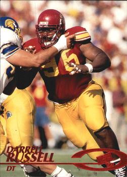 1997 Press Pass - Red Zone #21 Darrell Russell Front