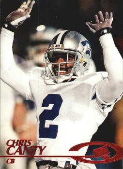 1997 Press Pass - Red Zone #24 Chris Canty Front