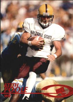 1997 Press Pass - Red Zone #30 Keith Poole Front