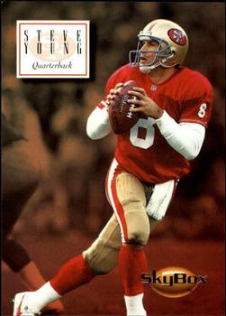 1994 SkyBox Premium #141 Steve Young Front