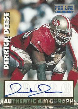 1997 Pro Line - Autographs #NNO Derrick Deese Front