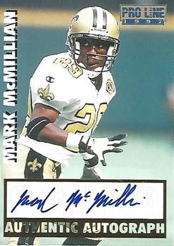 1997 Pro Line - Autographs #NNO Mark McMillian Front