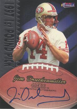 1997 Pro Line Memorabilia - Rookie Autographs #NNO Jim Druckenmiller Front