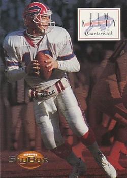 1994 SkyBox Premium - Inside the Numbers #1 Jim Kelly Front