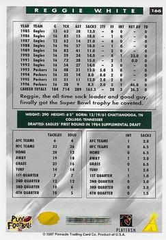 1997 Score Hobby Reserve #166 Reggie White Back