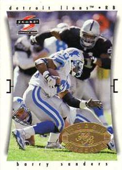 1997 Score Hobby Reserve #8 Barry Sanders Front