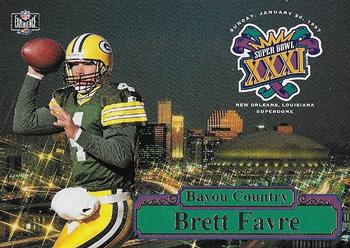 1997 Score Board NFL Experience - Bayou Country #BC-4 Brett Favre Front