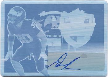 2022 Leaf Metal Draft - State Pride Autographs Printing Plates Cyan #SP-DH1 Daxton Hill Front