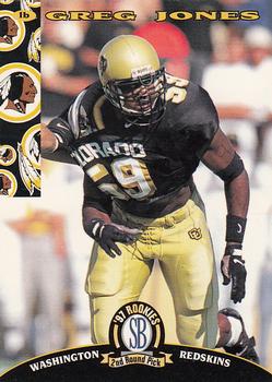 1997 Score Board NFL Rookies #4 Greg Jones Front