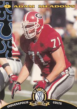 1997 Score Board NFL Rookies #21 Adam Meadows Front
