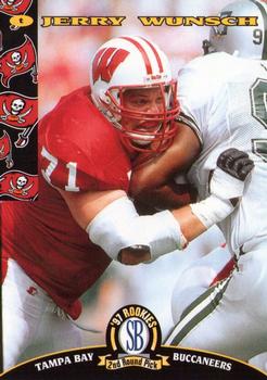 1997 Score Board NFL Rookies #47 Jerry Wunsch Front