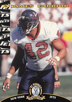 1997 Score Board NFL Rookies #51 James Farrior Front