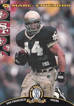 1997 Score Board NFL Rookies #57 Marc Edwards Front