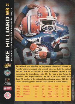 1997 Score Board NFL Rookies #59 Ike Hilliard Back