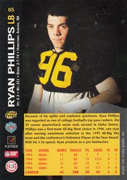 1997 Score Board NFL Rookies #65 Ryan Phillips Back