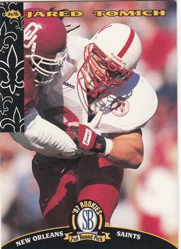 1997 Score Board NFL Rookies #70 Jared Tomich Front