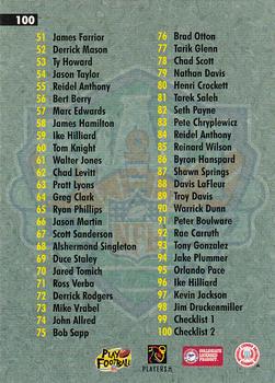 1997 Score Board NFL Rookies #100 Warrick Dunn Back