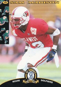 1997 Score Board NFL Rookies #37 Sam Madison Front