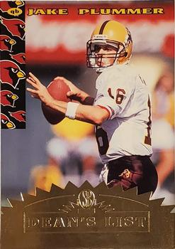 1997 Score Board NFL Rookies - Dean's List #1 Jake Plummer Front