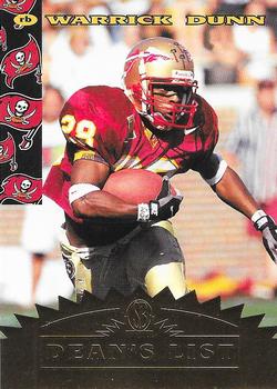 1997 Score Board NFL Rookies - Dean's List #8 Warrick Dunn Front