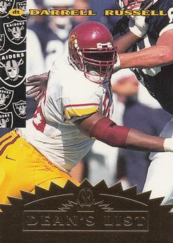 1997 Score Board NFL Rookies - Dean's List #17 Darrell Russell Front