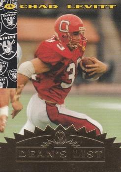 1997 Score Board NFL Rookies - Dean's List #62 Chad Levitt Front