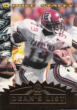 1997 Score Board NFL Rookies - Dean's List #69 Duce Staley Front