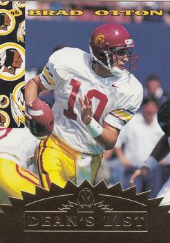 1997 Score Board NFL Rookies - Dean's List #76 Brad Otton Front