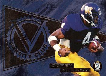 1997 Score Board NFL Rookies - Varsity Club #V8 Corey Dillon Front