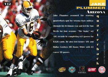 1997 Score Board NFL Rookies - Varsity Club #V12 Jake Plummer Back