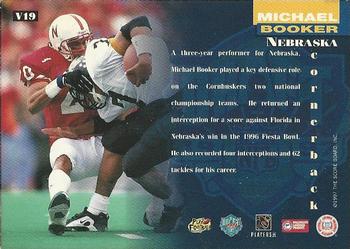 1997 Score Board NFL Rookies - Varsity Club #V19 Michael Booker Back