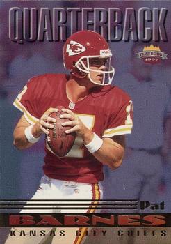 1997 Score Board Playbook By The Numbers #10RK Pat Barnes Front