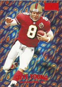 1997 SkyBox Premium - Rubies #53SR Steve Young Front