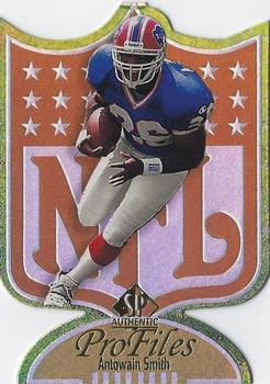 1997 SP Authentic - ProFiles Die Cuts #P-34 Antowain Smith Front