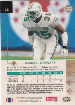 1994 SP #38 Michael Stewart Back