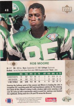 1994 SP #48 Rob Moore Back