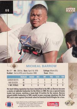 1994 SP #66 Micheal Barrow Back