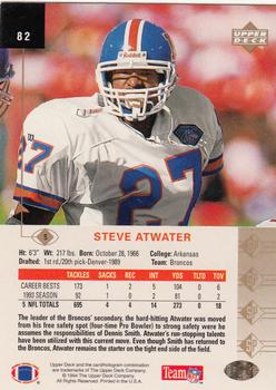 1994 SP #82 Steve Atwater Back