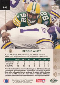 1994 SP #165 Reggie White Back