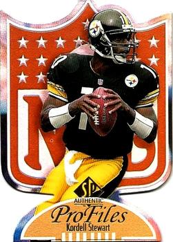 1997 SP Authentic - ProFiles Die Cuts SN100 #P-2 Kordell Stewart Front